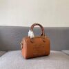 Celine Arcades Small Boston Pillow Bag in Leather and Fabric Materials