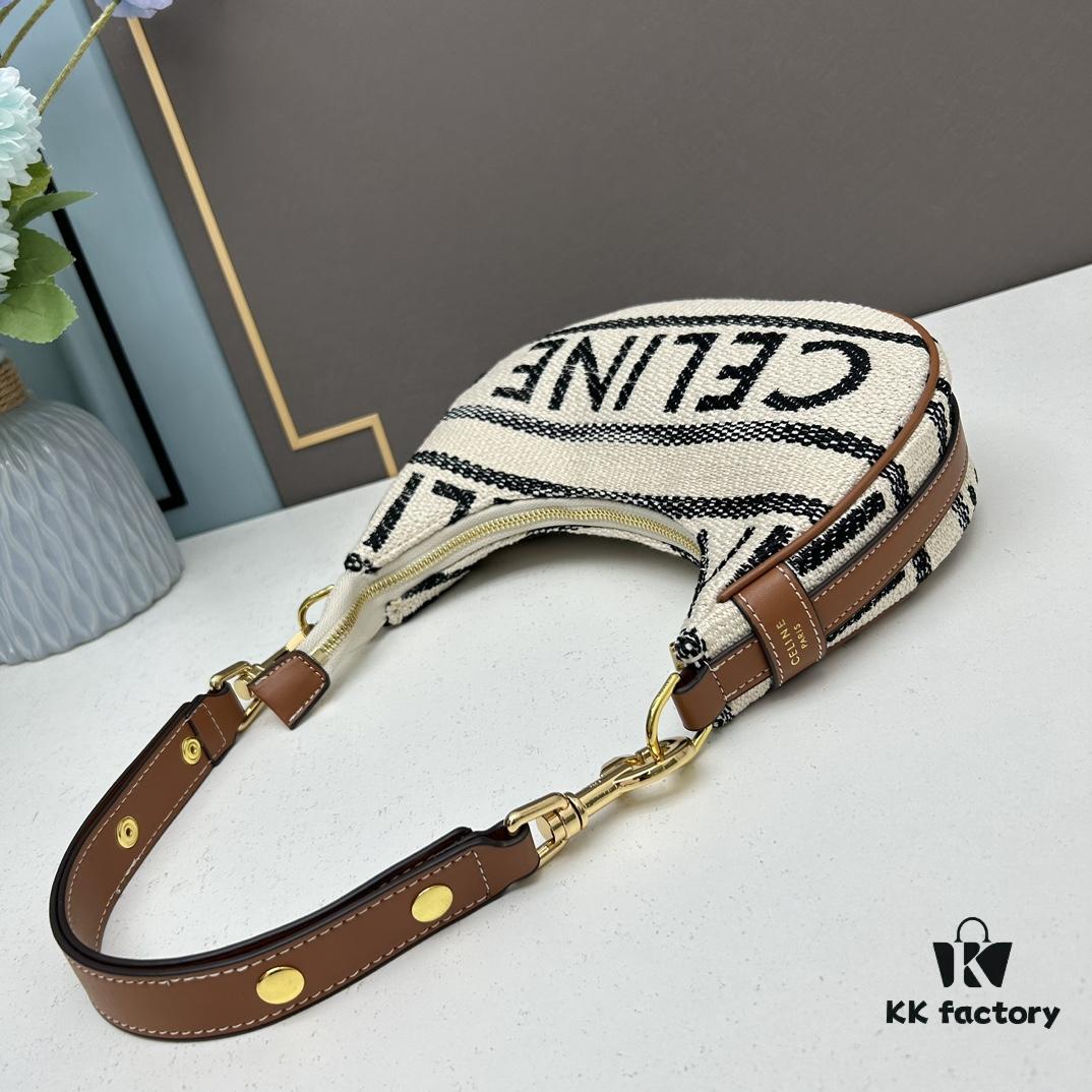 New Arrival Celine Shoulder Bag, Vintage Style, Large Capacity, Minimalist Letter Design, 24*13cm, Model No. 3988