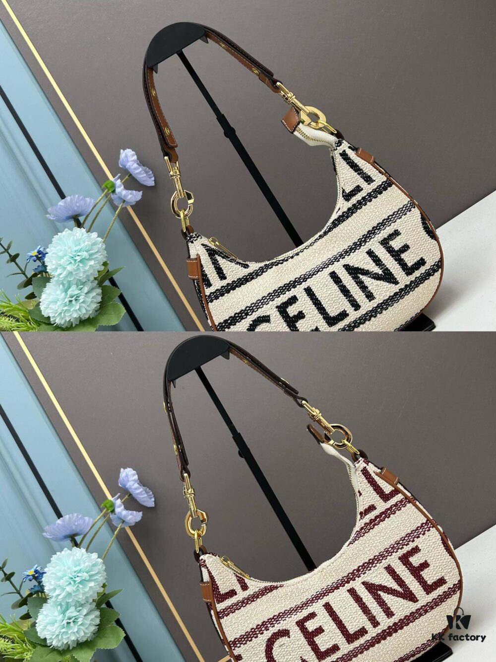 New Arrival Celine Shoulder Bag, Vintage Style, Large Capacity, Minimalist Letter Design, Popular Fashion Element, Size 24*13cm, Model No. 3988