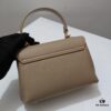 Quality Upgrade Small Size Celine 2024 New Arc Triomphe Bag, Cracked Grain Cowhide Leather