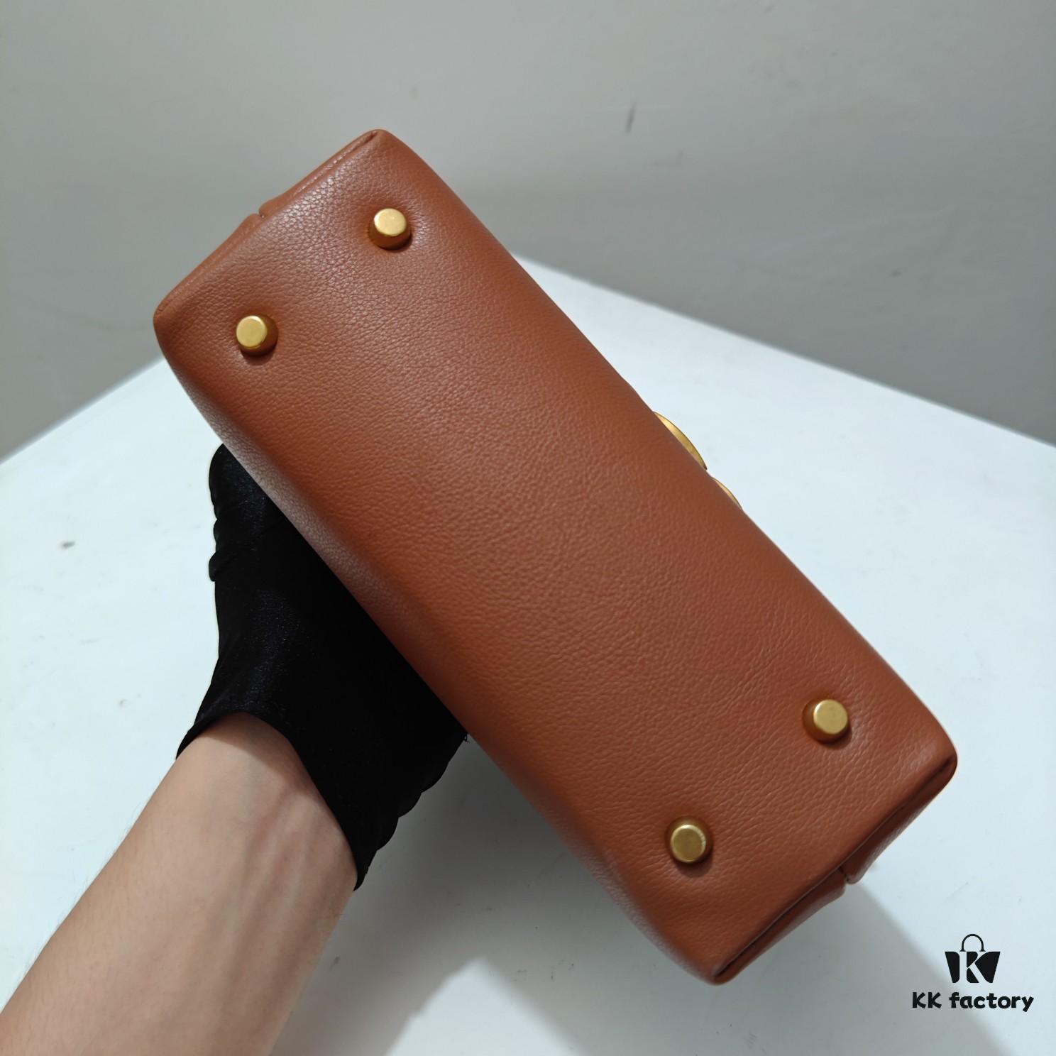 Quality Upgrade Small Size Celine 2024 New Archway Handbag, Crisply Textured Calfskin, Minimalist and Elegant Design with Sophisticated Simplicity