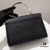 Top-Grade Cowhide, Crinkle Grain Leather, Celine 2024 New Arrival Archway Handbag, Minimalist and Exquisite Design in Large Size 25cm