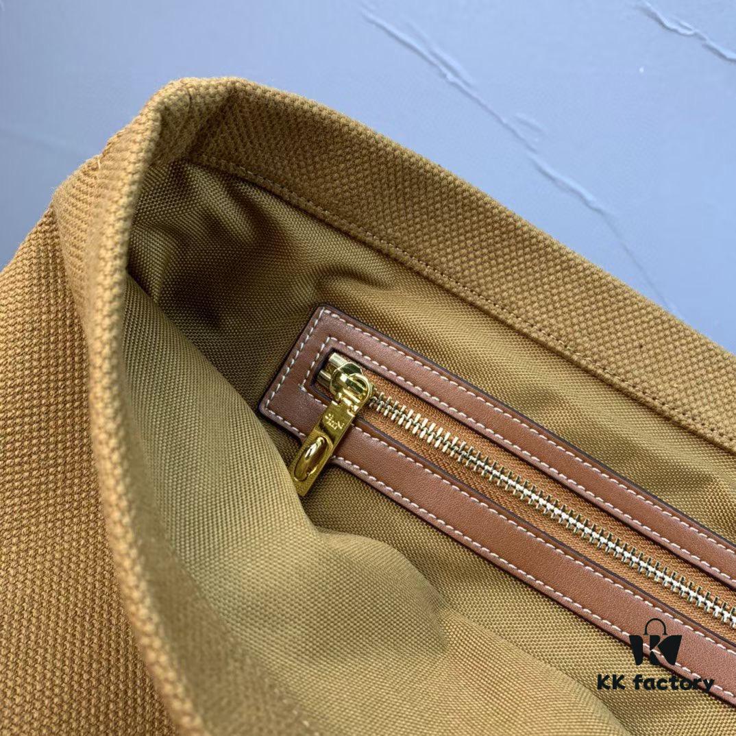 New Arrival 🔅 CABAS CELINE Canvas and Calfskin Crossbody Bag