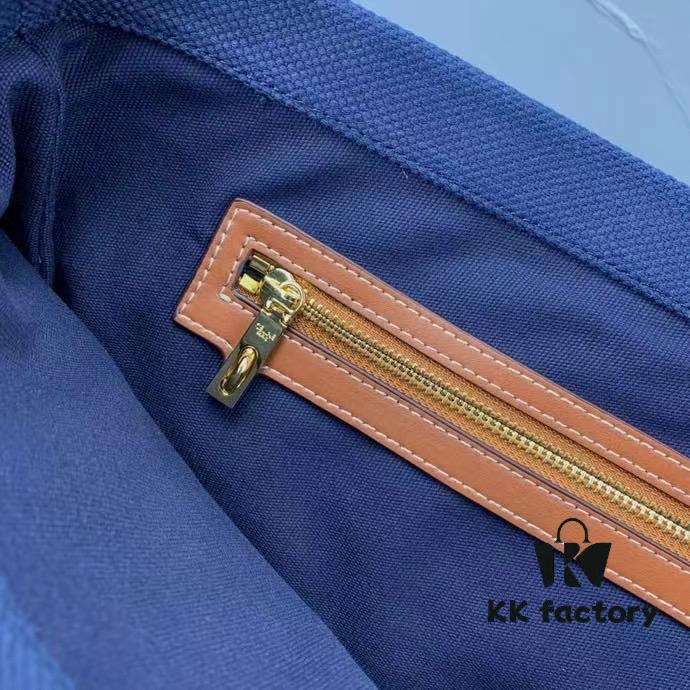 New Arrival 🔅 CABAS CELINE Canvas and Calfskin Crossbody Bag