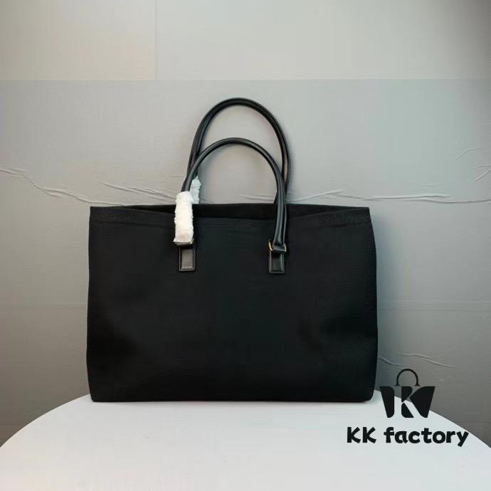 New Arrival 🔅 CABAS CELINE Canvas and Calfskin Crossbody Tote Bag