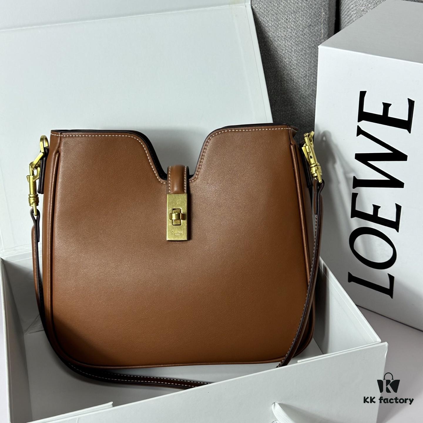 Small Celine Camille New Leather Crossbody Bag