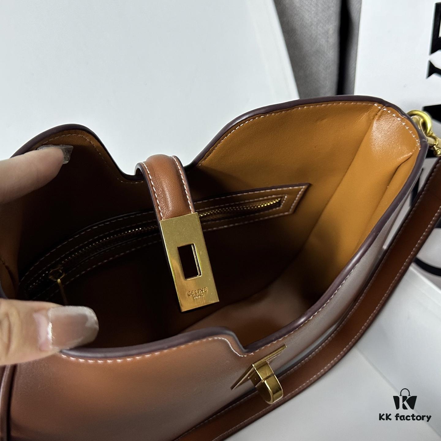 Small Celine Camille New Leather Crossbody Bag