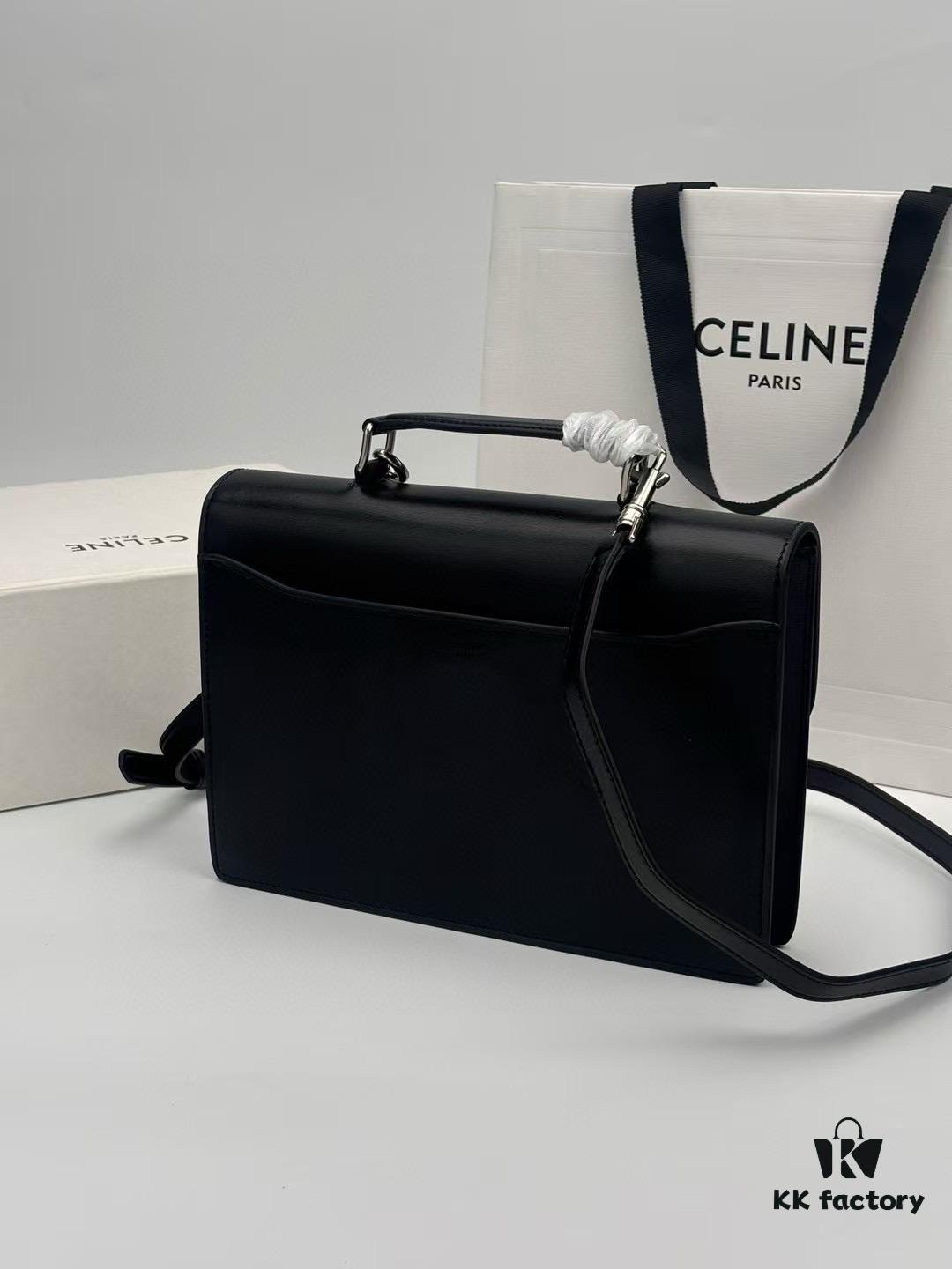 Top Quality Original 2025 New Arrival Celine Men's Leather Messenger Bag