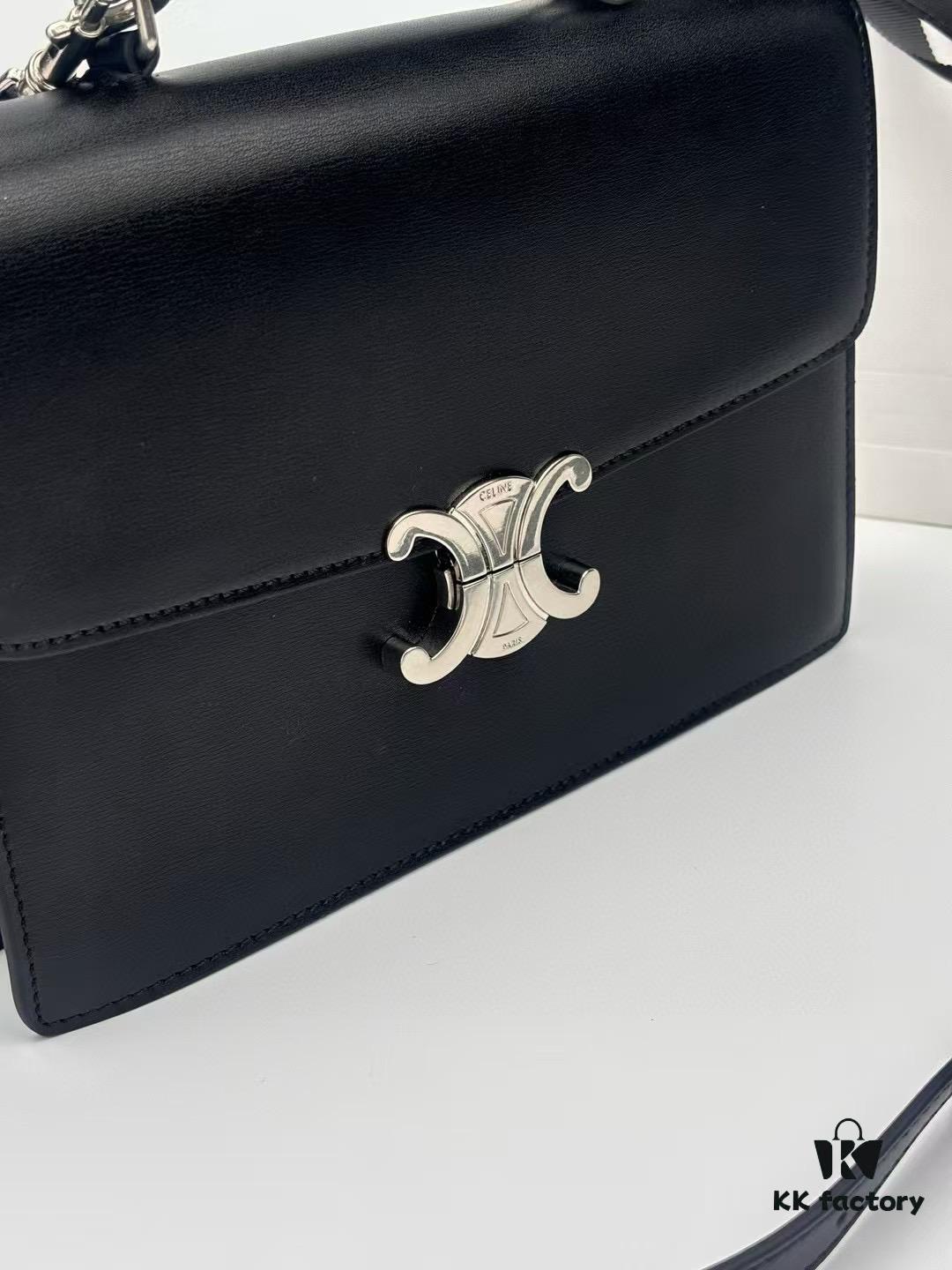 Top Quality Original 2025 New Arrival Celine Men's Leather Messenger Bag