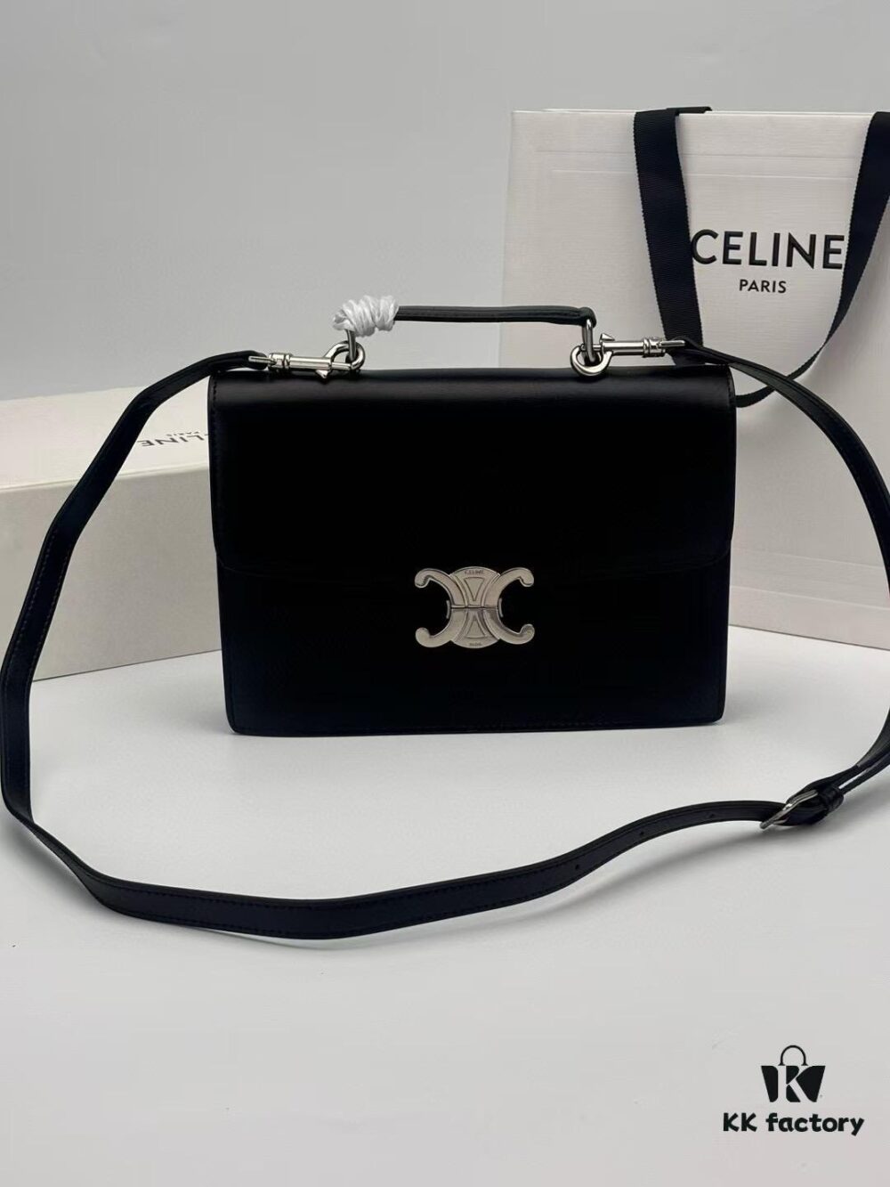 Top Quality Original 2025 New Arrival Celine Men's Leather Messenger Bag