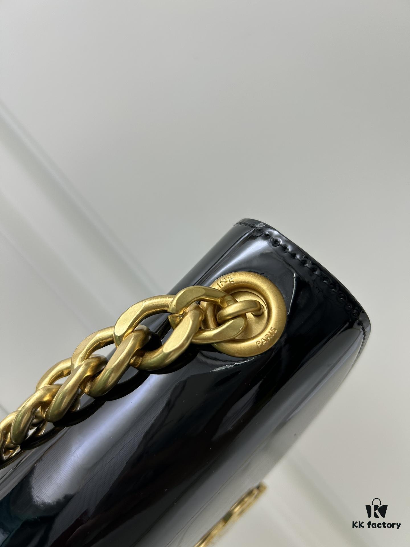 Upgraded Release Celine 2024 New Chain Saddle Bag