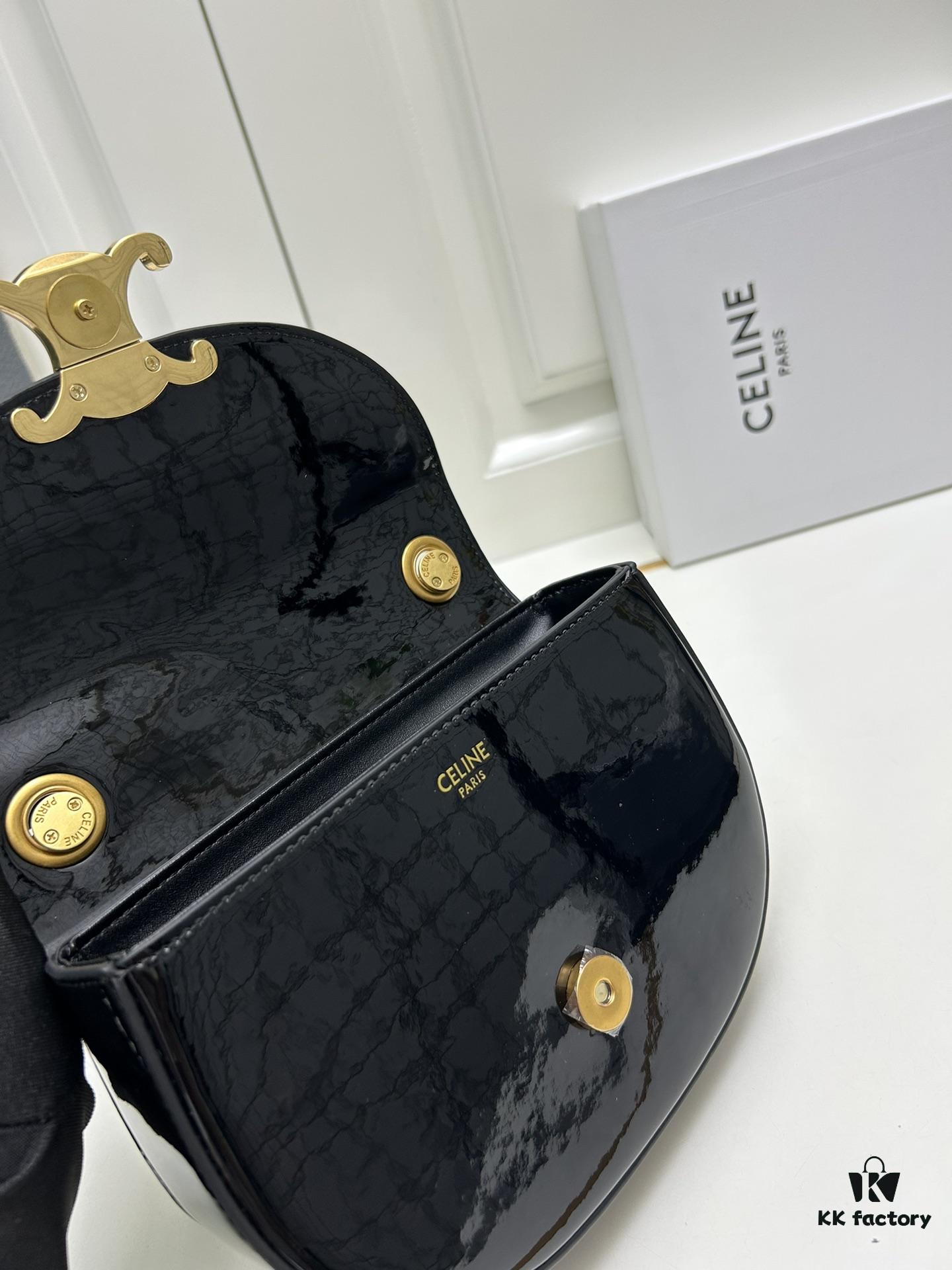Upgraded Release Celine 2024 New Chain Saddle Bag
