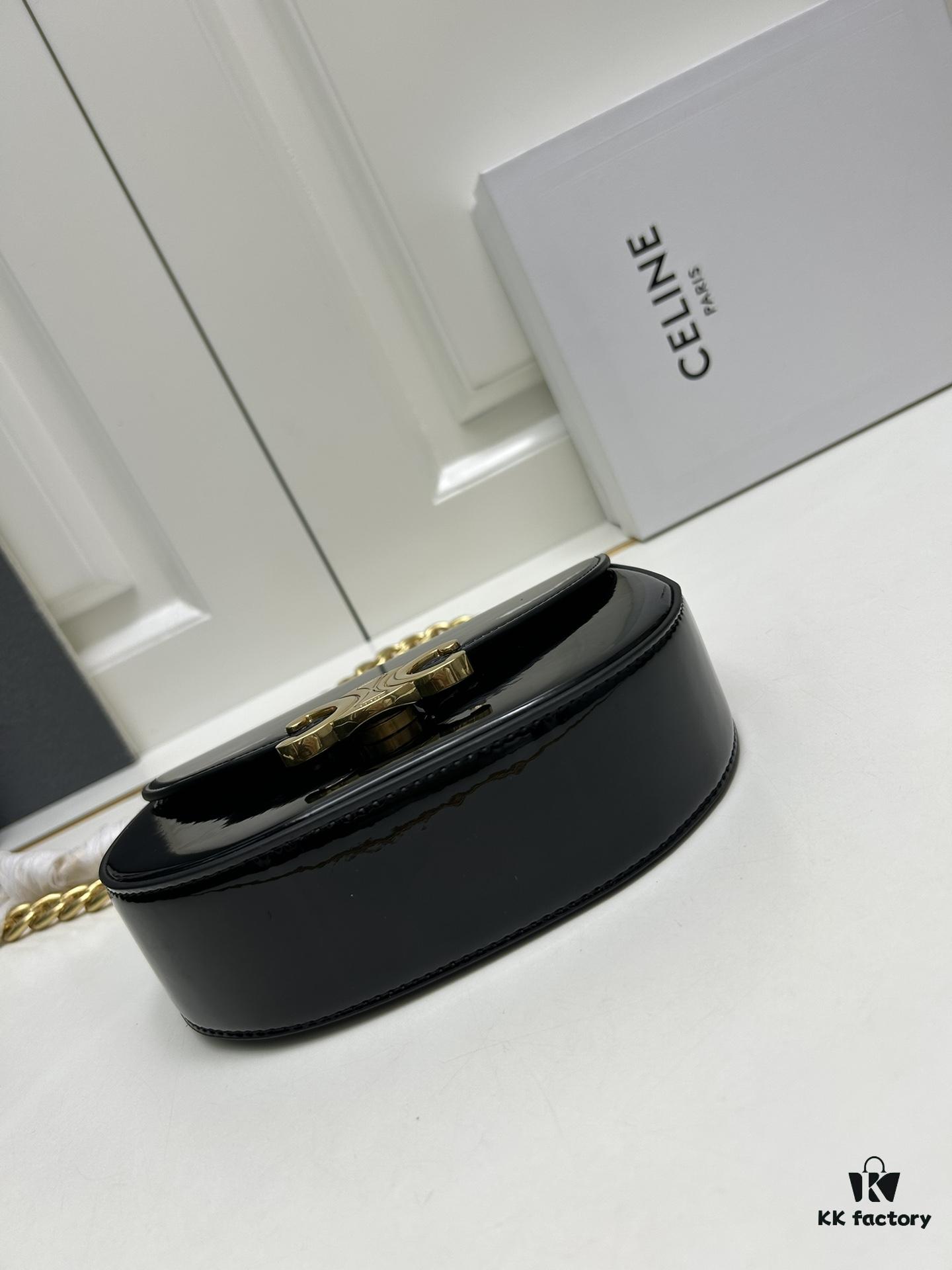 Upgraded Release Celine 2024 New Chain Saddle Bag