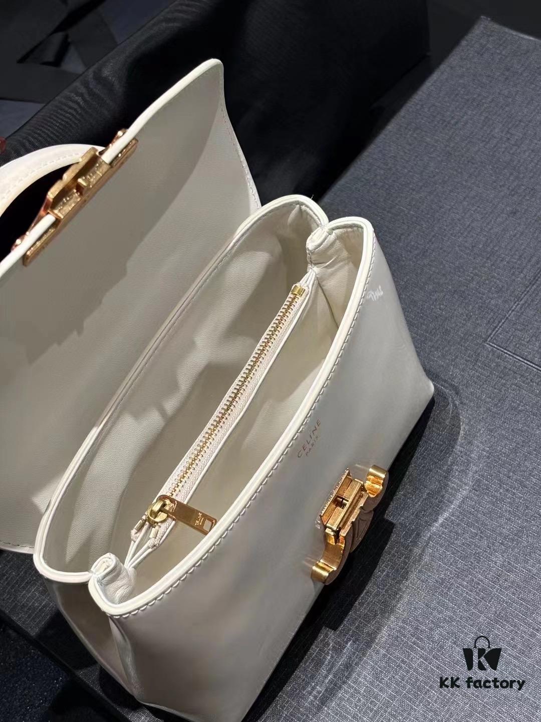 Top-tier Release Celine 2024 New Arrival Arc Triomphe Bag Patent Leather Mini Size 20.5x13x8