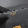 Top-tier Release Celine 2024 New Archival Handbag, Crinkled Leather, Minimalist and Exquisite Small Size: 20.5x13x8
