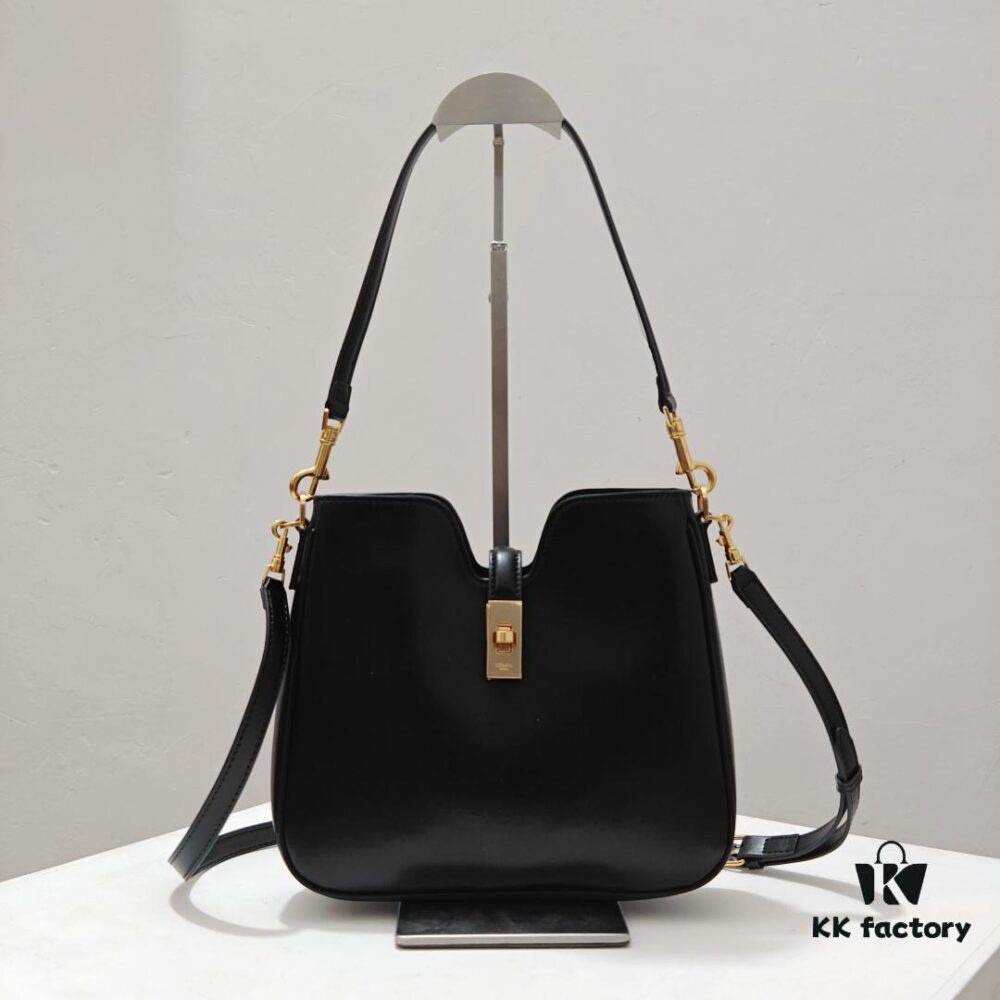 Genuine Leather In Stock, Celine 16 Soft Handbag 2025 New Arrival