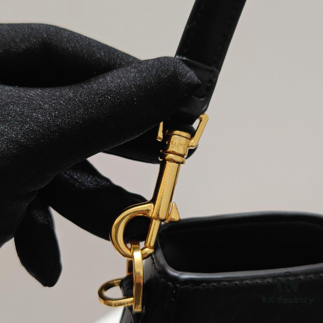 Genuine Leather In Stock, Celine 16 Soft Handbag 2025 New Arrival