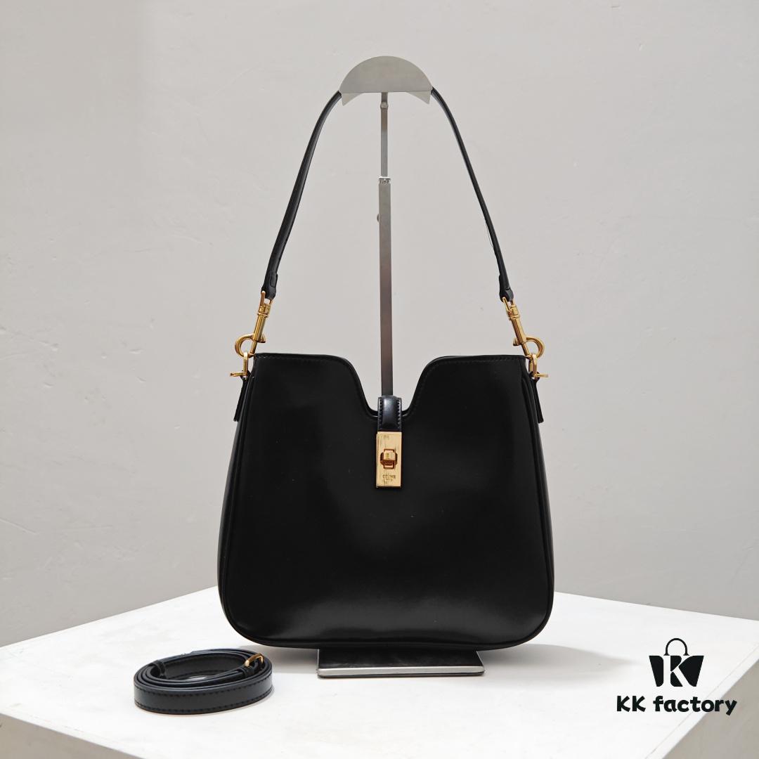 Genuine Leather In Stock, Celine 16 Soft Handbag 2025 New Arrival