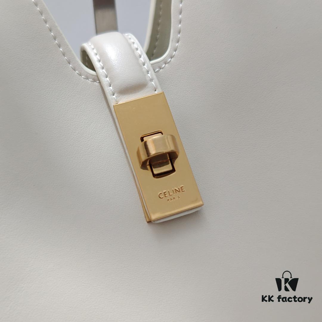 Genuine Leather In Stock, Celine 2025 New Arrival 16 Soft Handbag