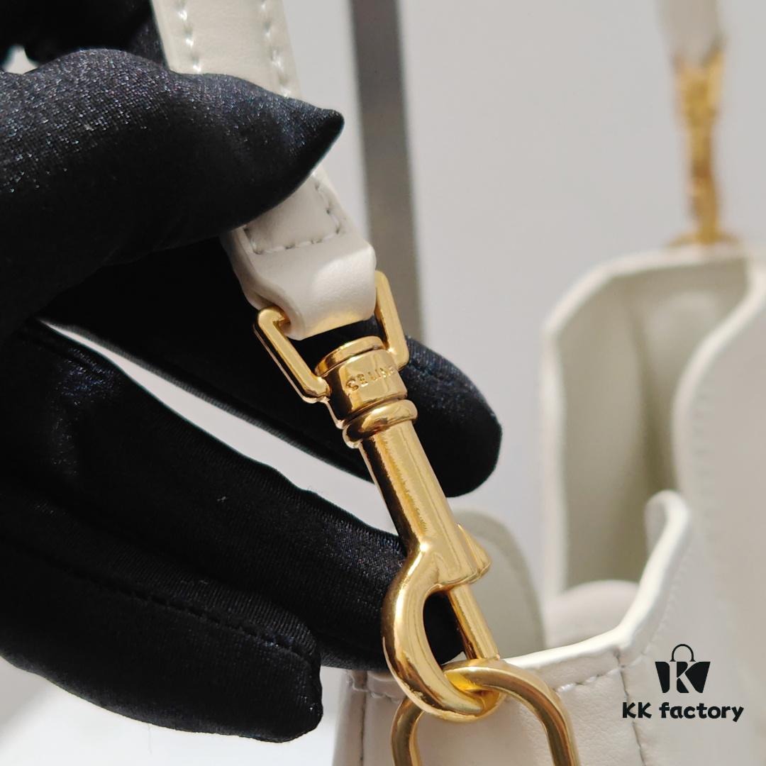 Genuine Leather In Stock, Celine 2025 New Arrival 16 Soft Handbag