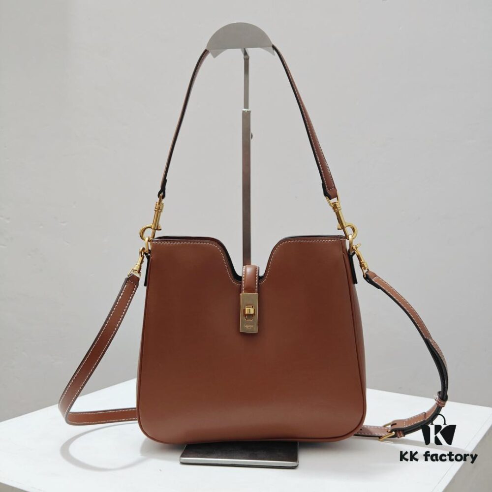 Genuine Leather In Stock, Celine 2025 New Arrival 16 Soft Handbag