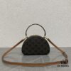 Celine New Logo Printed Half-Moon Bag - Mini Leather Handbag with Adjustable Strap