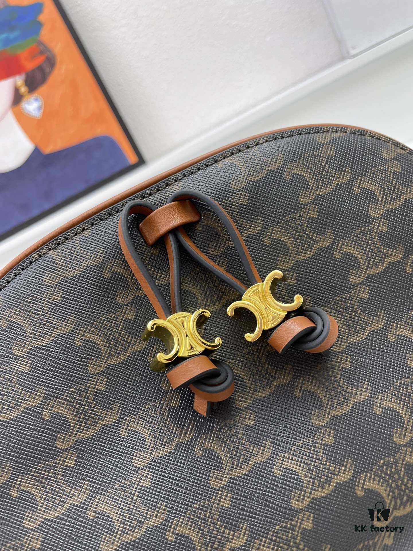 CELINE New Arrival Shell Bag, Zipper Closure, Shoulder Crossbody