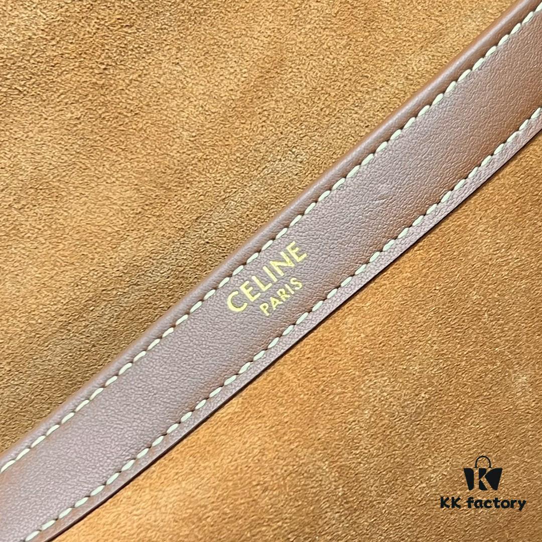 CELINE Early Autumn CABAS TRIOMPHE Drawstring Tote Bag