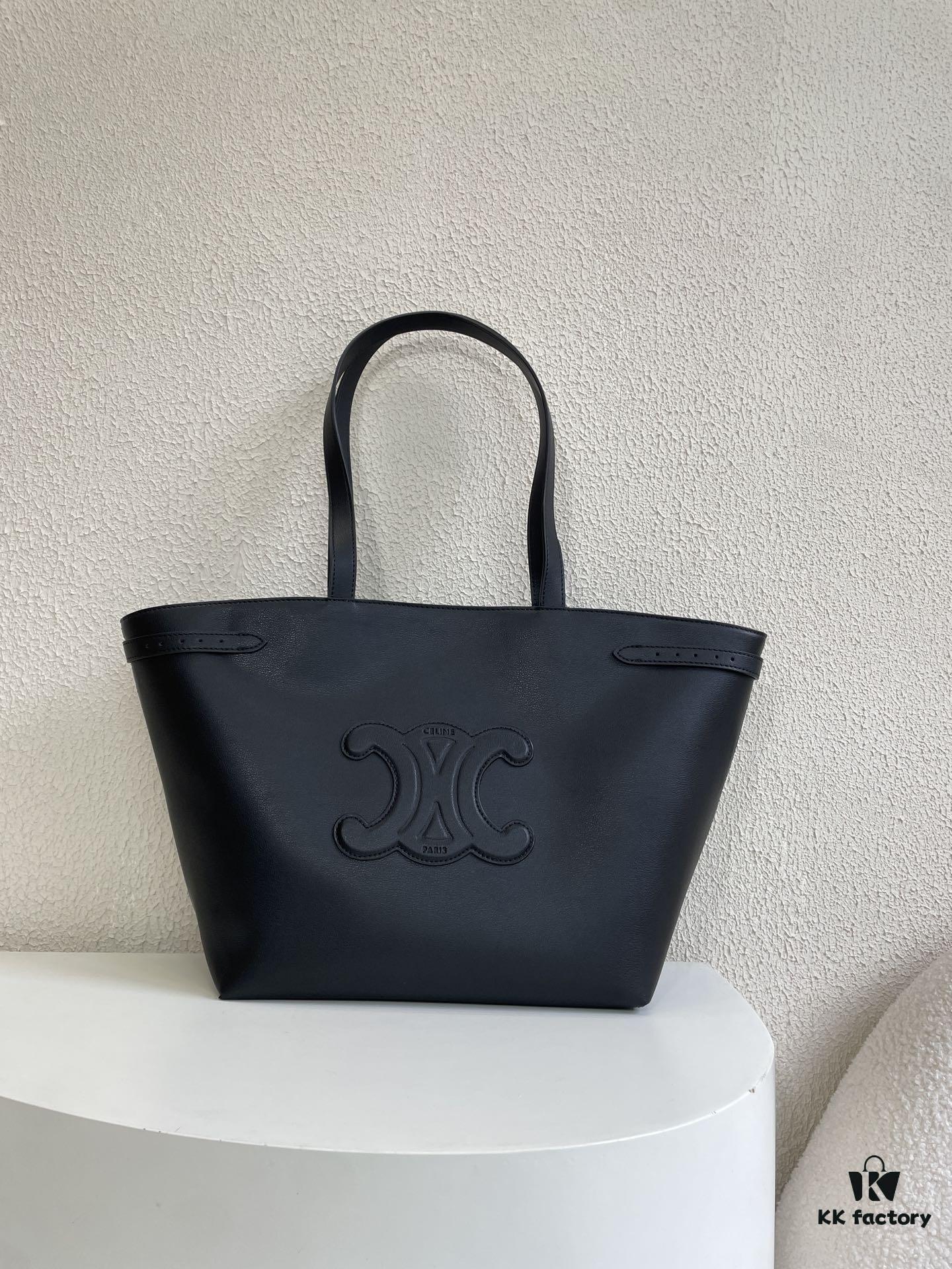 CELINE | CABAS ANAÏS Grainy Calfskin Leather Handbag