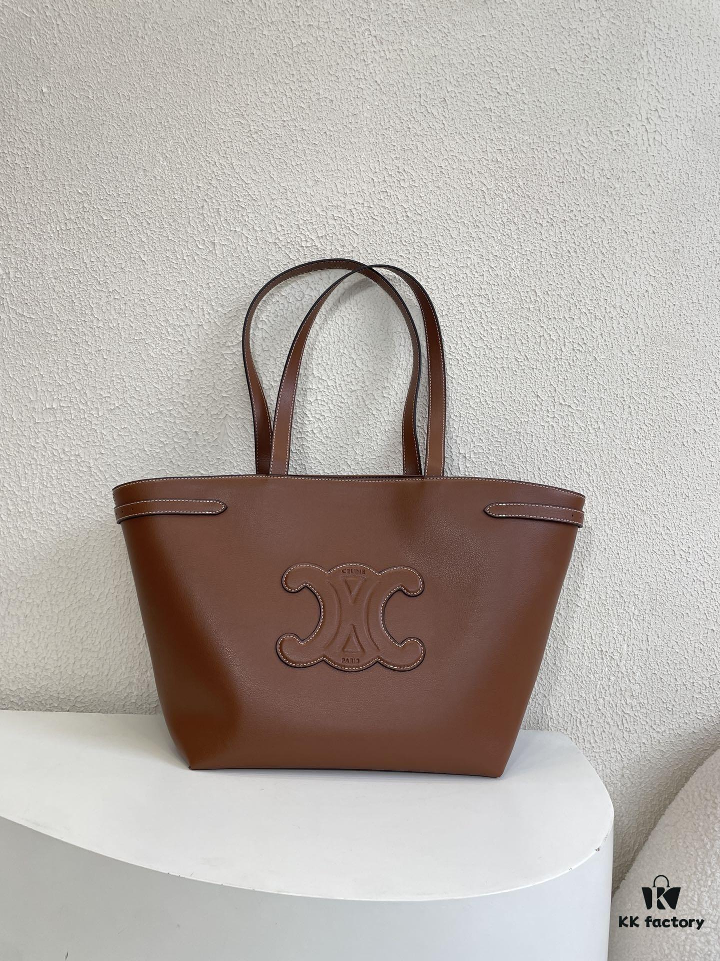 CELINE | CABAS ANAÏS Grainy Calfskin Leather Handbag