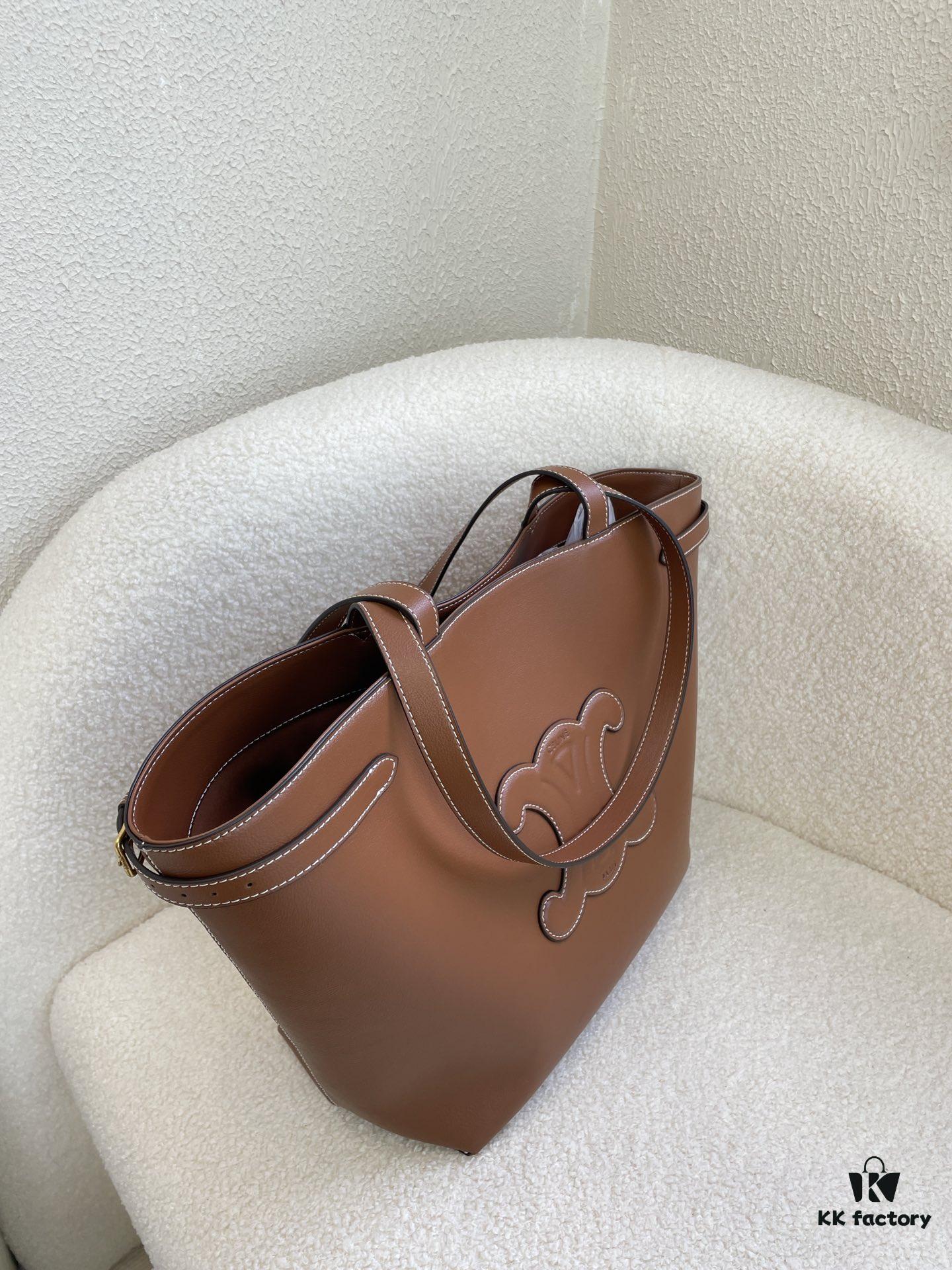 CELINE | CABAS ANAÏS Grainy Calfskin Leather Handbag