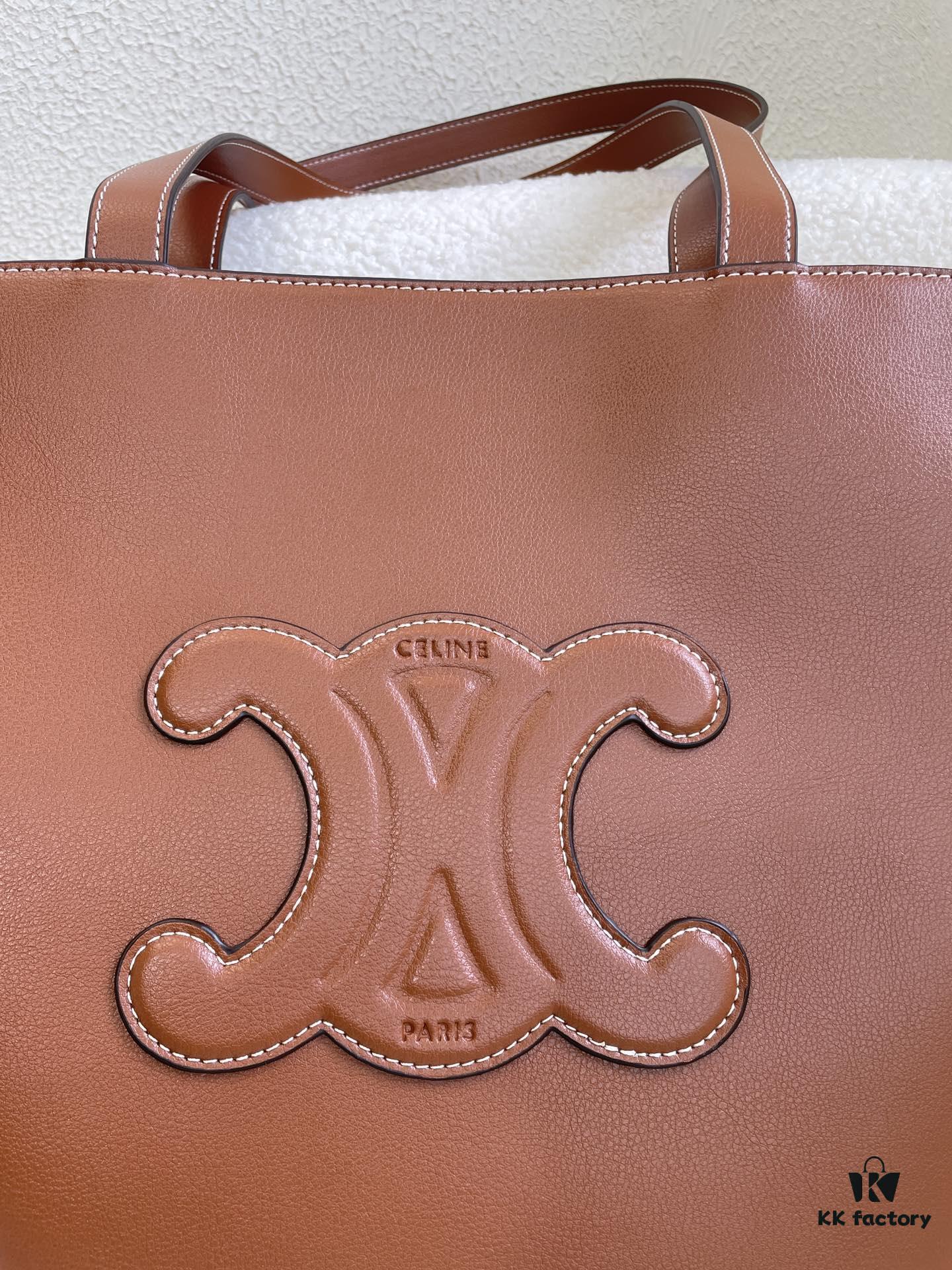 CELINE | CABAS ANAÏS Grainy Calfskin Leather Handbag