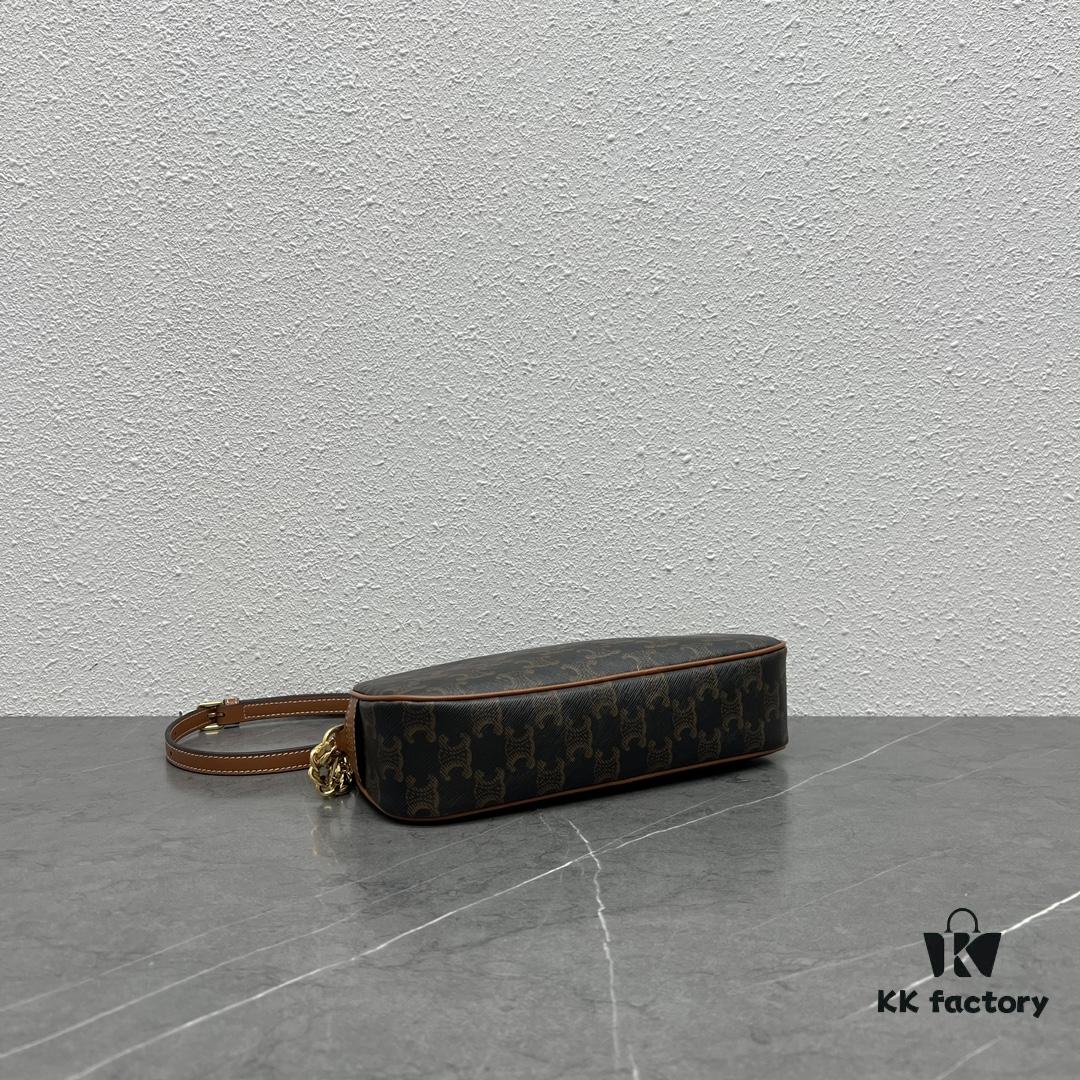 Celine New Arrival | MULTI Logo Print Cowhide Leather Handbag