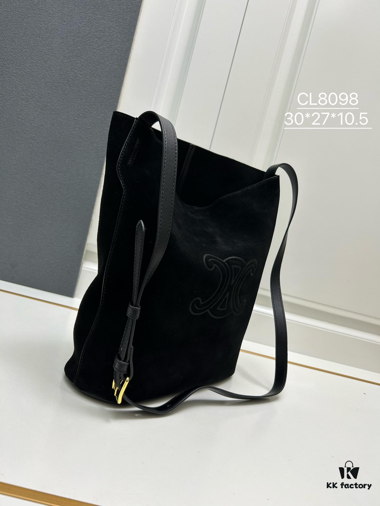 Upgraded Release Celine Fall/Winter New Arrival Suede Soft Cowhide Underarm Bag Size 30*27*10.5 Adjustable Shoulder Strap