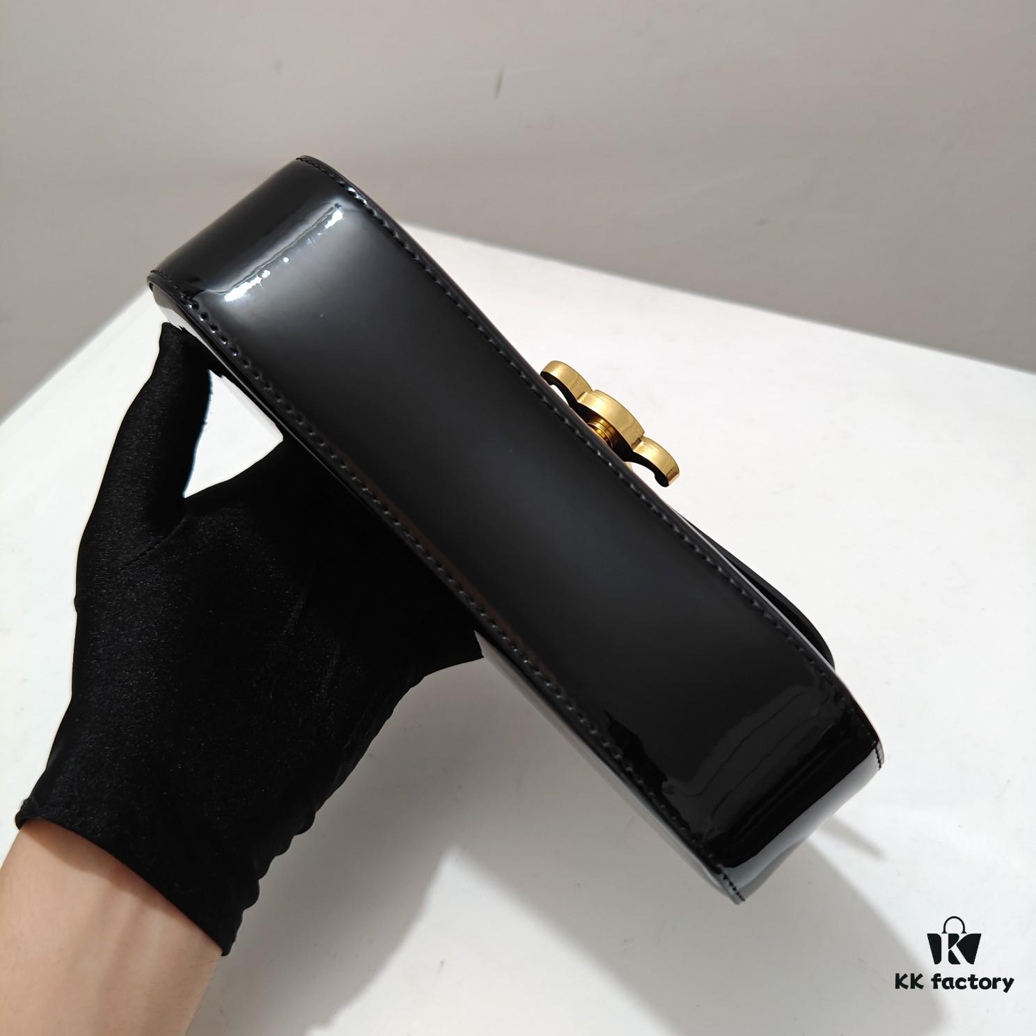 Celine Latest Style TEEN LOLA Shiny Calf Leather Handbag