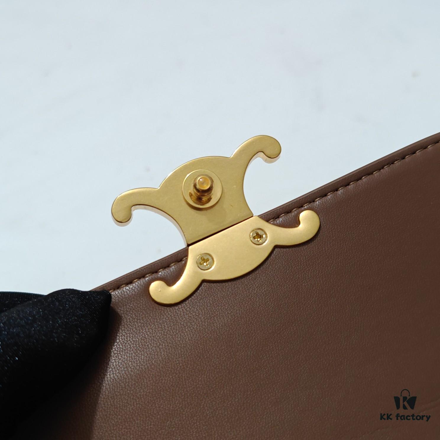 Top Quality Original Version Celine Latest TEEN LOLA Shiny Cowhide Leather Handbag