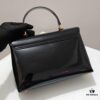 Top-Grade Cowhide New Style Patent Leather Celine 2024 Avant Bag Large 25cm