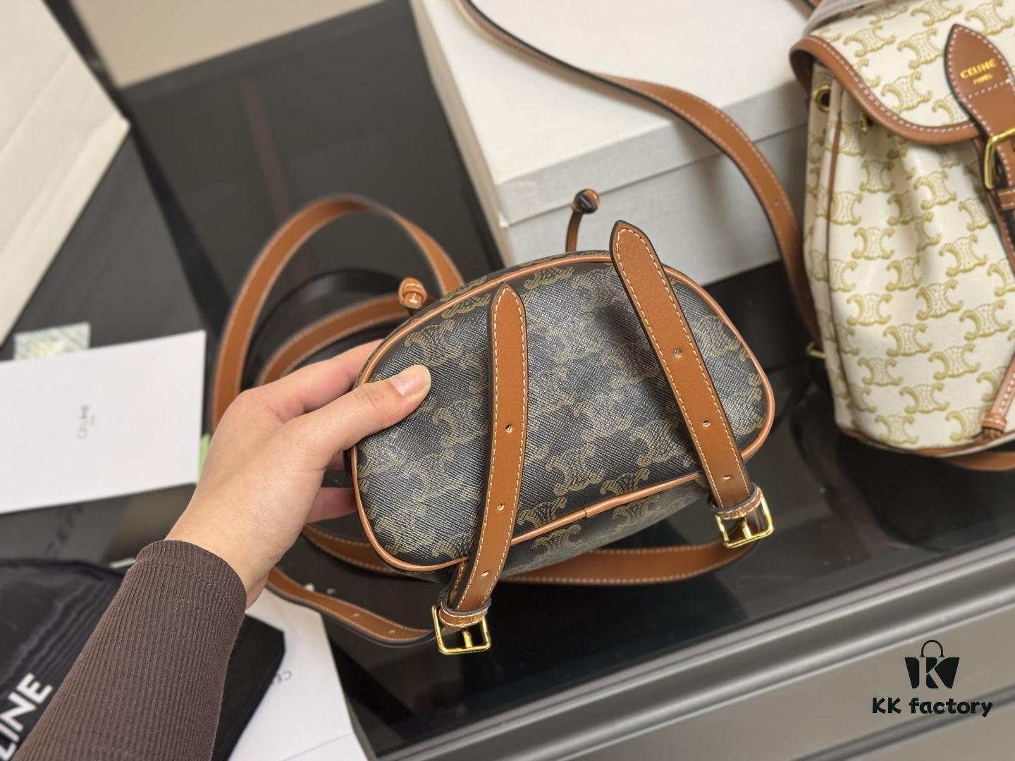 Celine Leather Backpack in Cowhide - Large Size