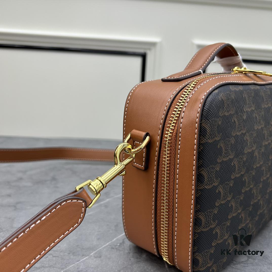 Celine TRIOMPHE Print Camera Bag