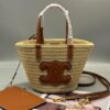 Celine New💫 This shopping bag is handcrafted from raffia fibers unique to Morocco, a must-have for summer vacations⛱️ Perfect for holiday getaways