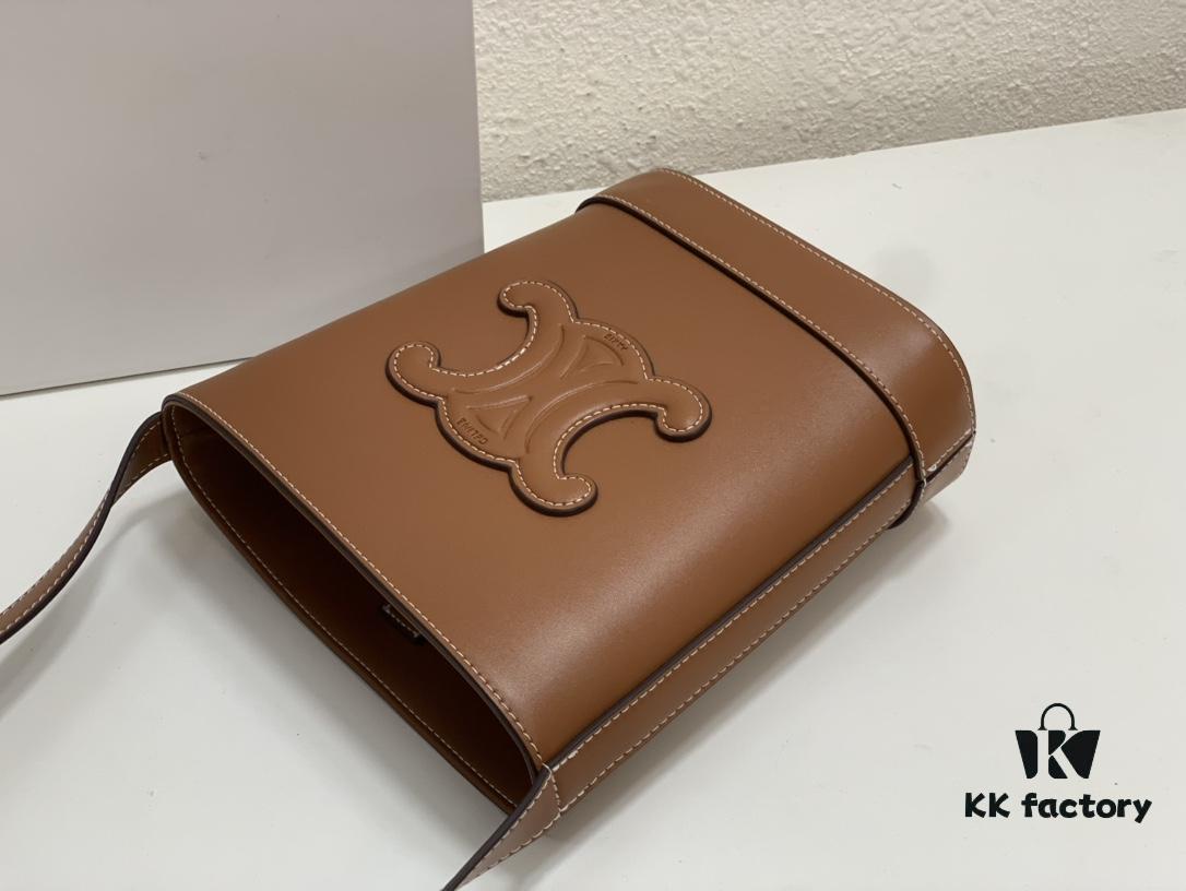 Celine Extra Mini Bucket Bag, New Arrival, Early Spring Collection, Exquisitely Crafted in Smooth Calfskin Leather, Compact Size Fits Phone and Small Essentials