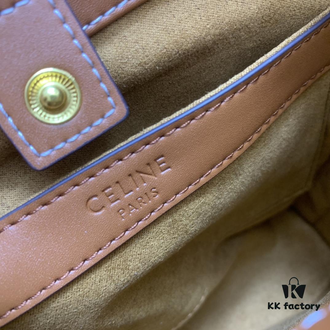 Celine Extra Mini Bucket Bag, New Arrival, Early Spring Collection, Exquisitely Crafted in Smooth Calfskin Leather, Compact Size Fits Phone and Small Essentials