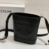 Celine Ultra Mini Bucket Bag, New Arrival, Early Spring Collection, Exquisitely Compact, Smooth Calfskin Leather, Fits Phone and Small Essentials
