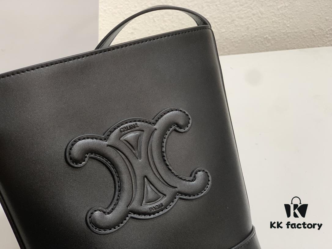 Celine Ultra Mini Bucket Bag, New Arrival, Early Spring Collection, Exquisitely Compact, Smooth Calfskin Leather, Fits Phone and Small Essentials