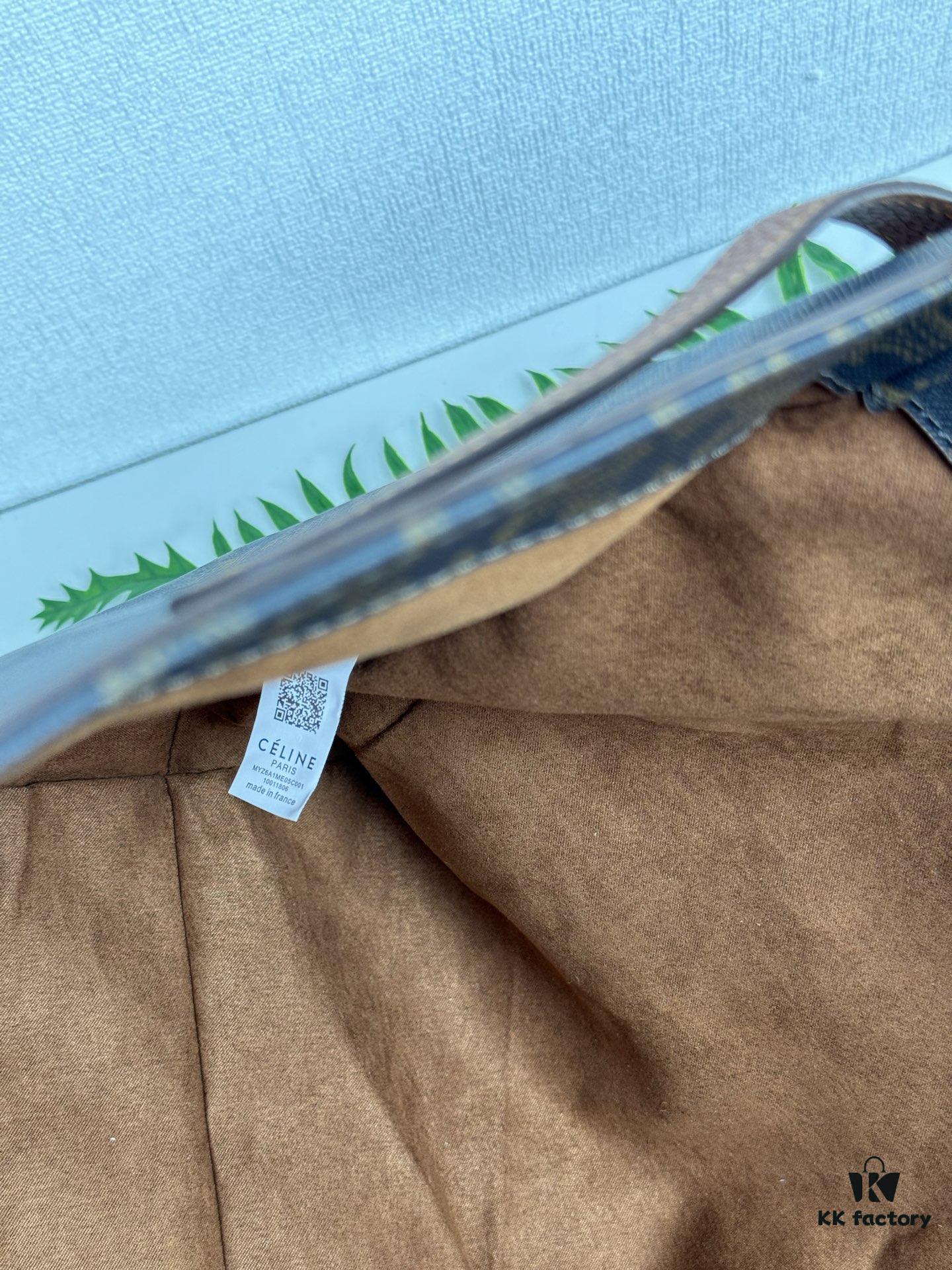 Celine Shopping Bag, Imported Crinkled Leather, Fashionable and Versatile, Must-Have Item for Trendsetters