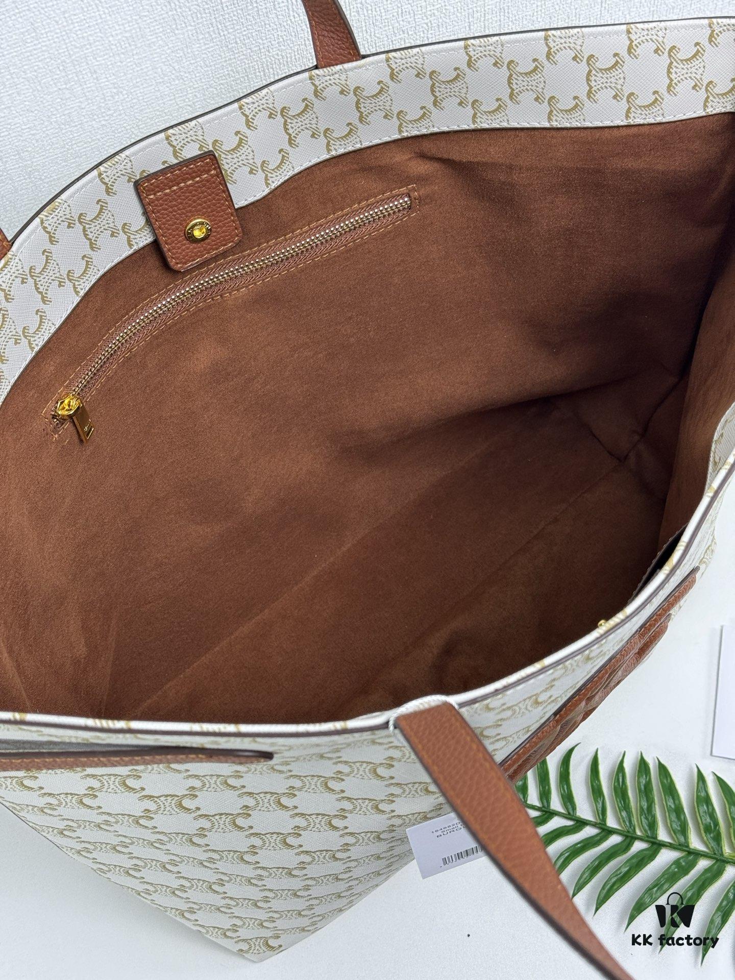 Celine Shopping Tote 🛍️, Imported Crinkled Leather, Fashionable and Versatile, Must-Have Item for Trendsetters