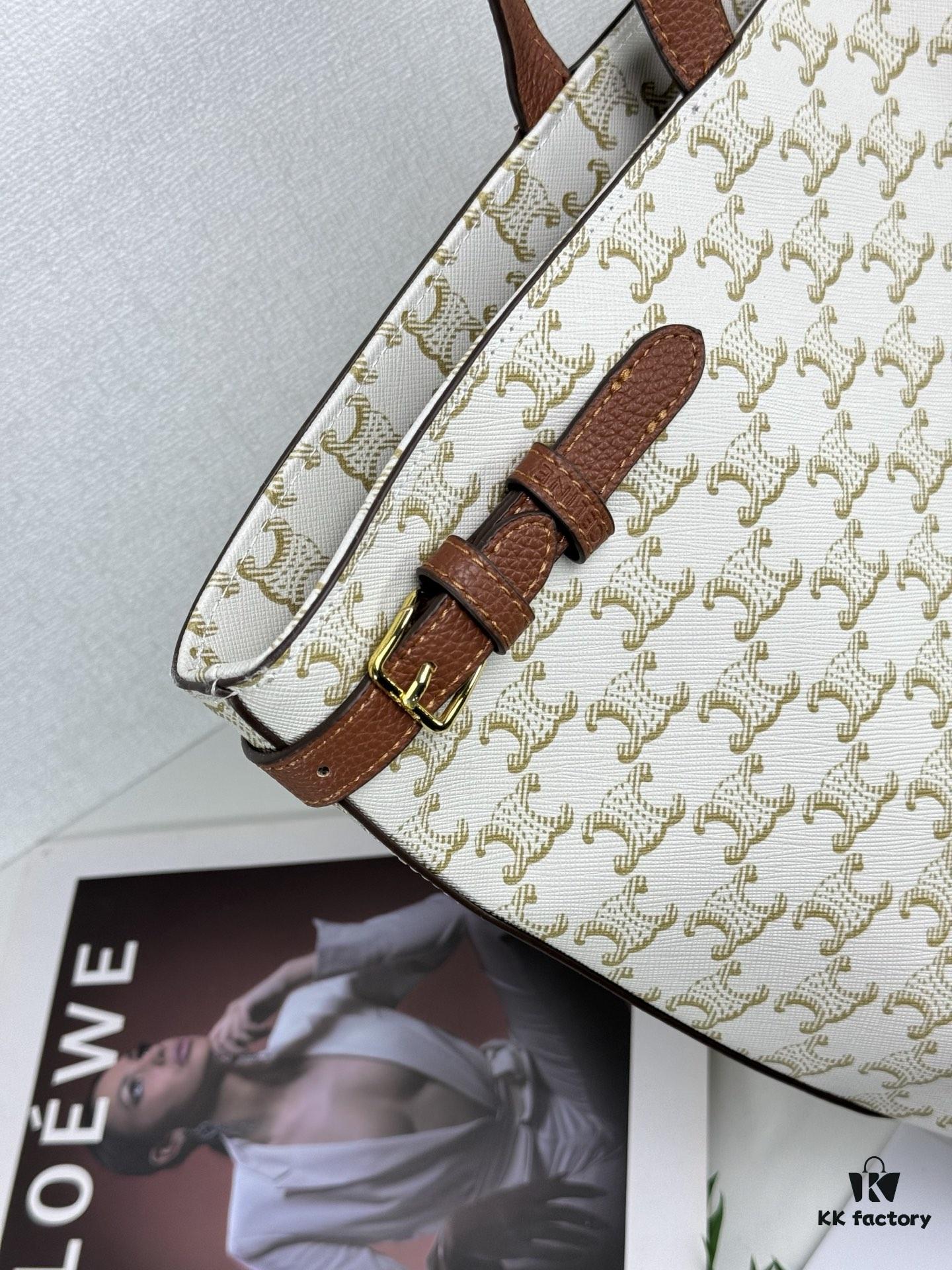 Celine Shopping Tote 🛍️, Imported Crinkled Leather, Fashionable and Versatile, Must-Have Item for Trendsetters