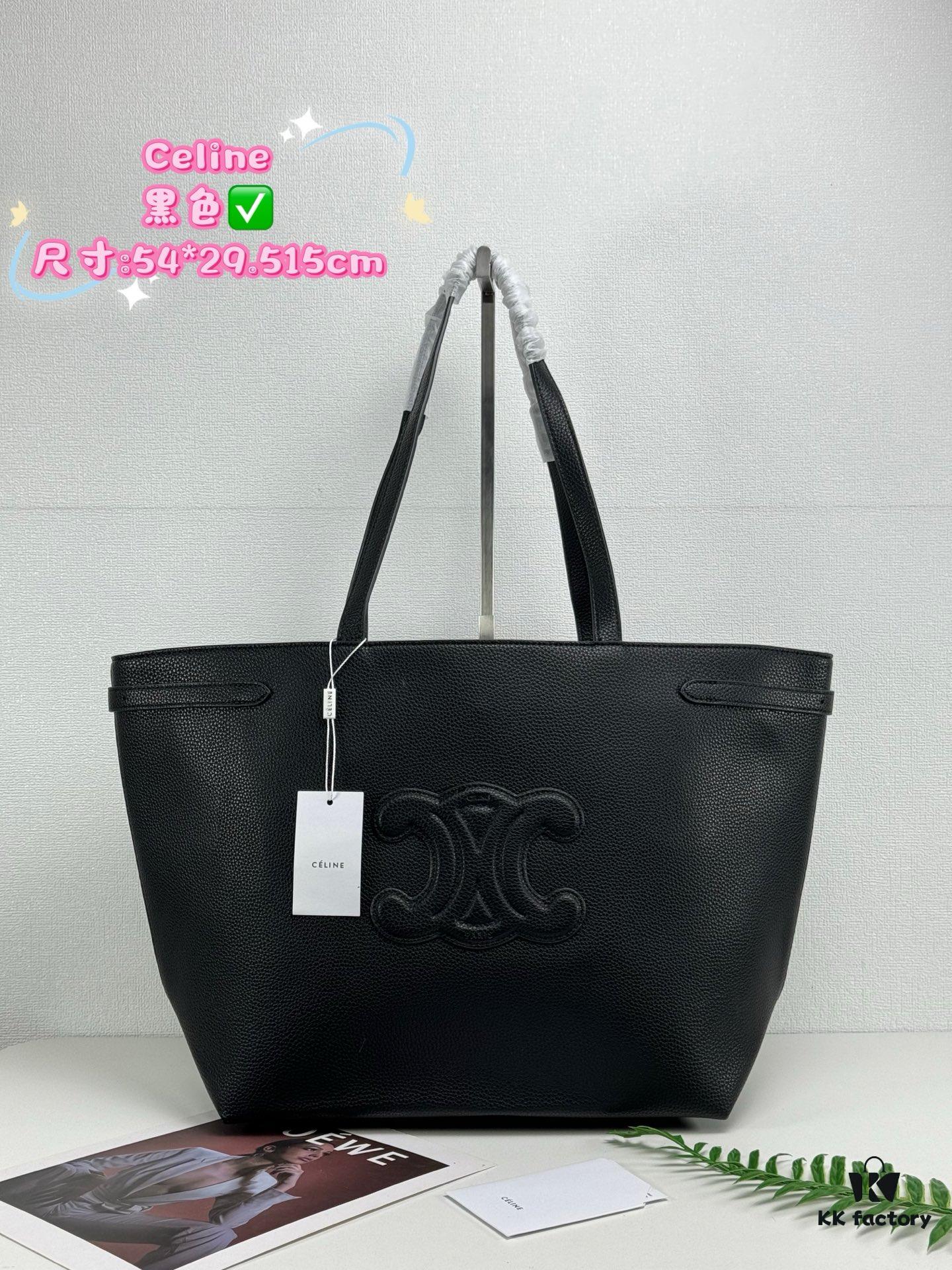 Celine Shopping Bag 🛍️, Imported Crinkled Leather Texture, Fashionable and Versatile, Must-Have Item for Trendsetters