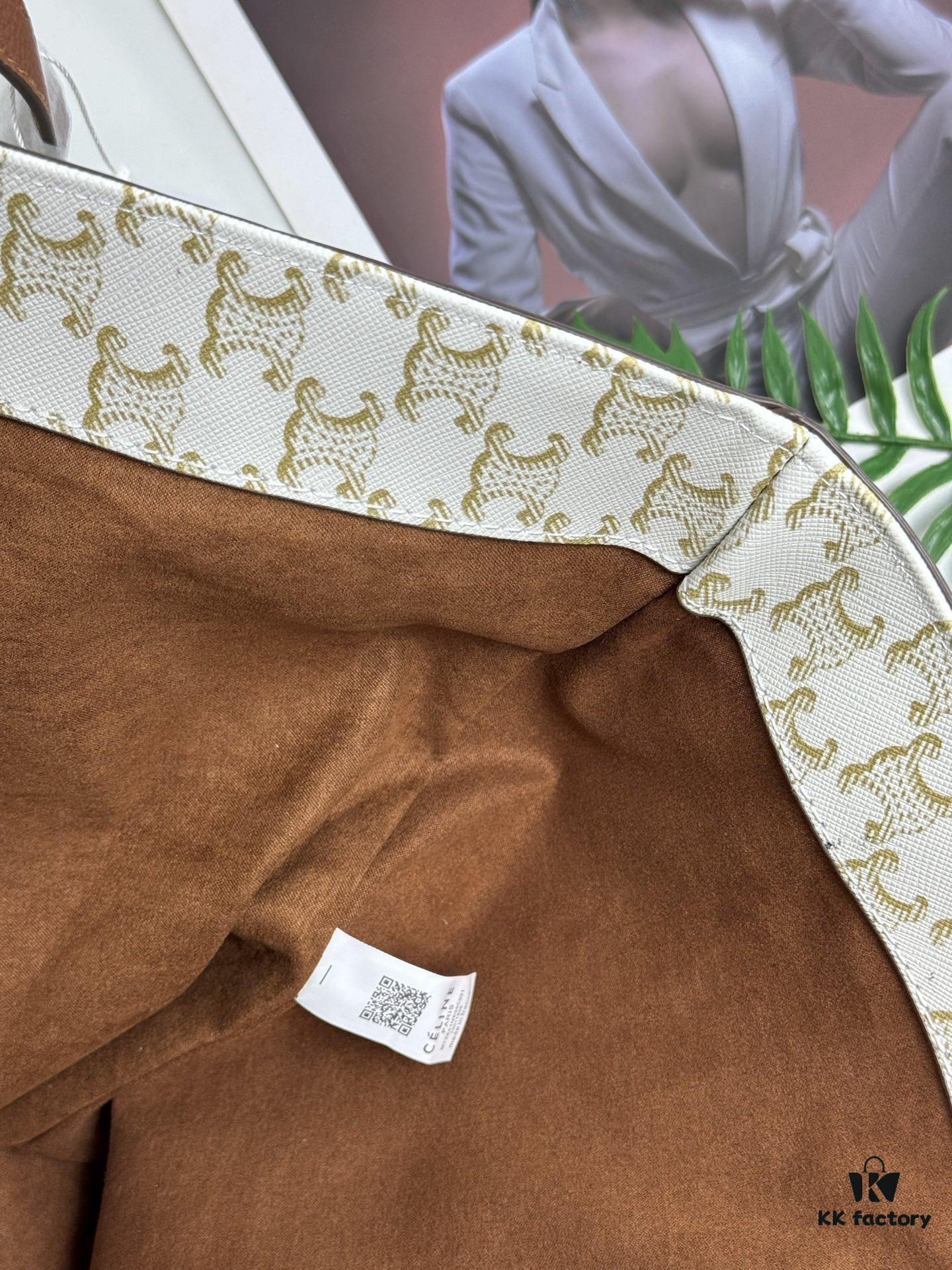 Celine Shopping Tote 🛍️, Imported Crinkled Leather, Fashionable and Versatile, Must-Have Item for Trendsetters