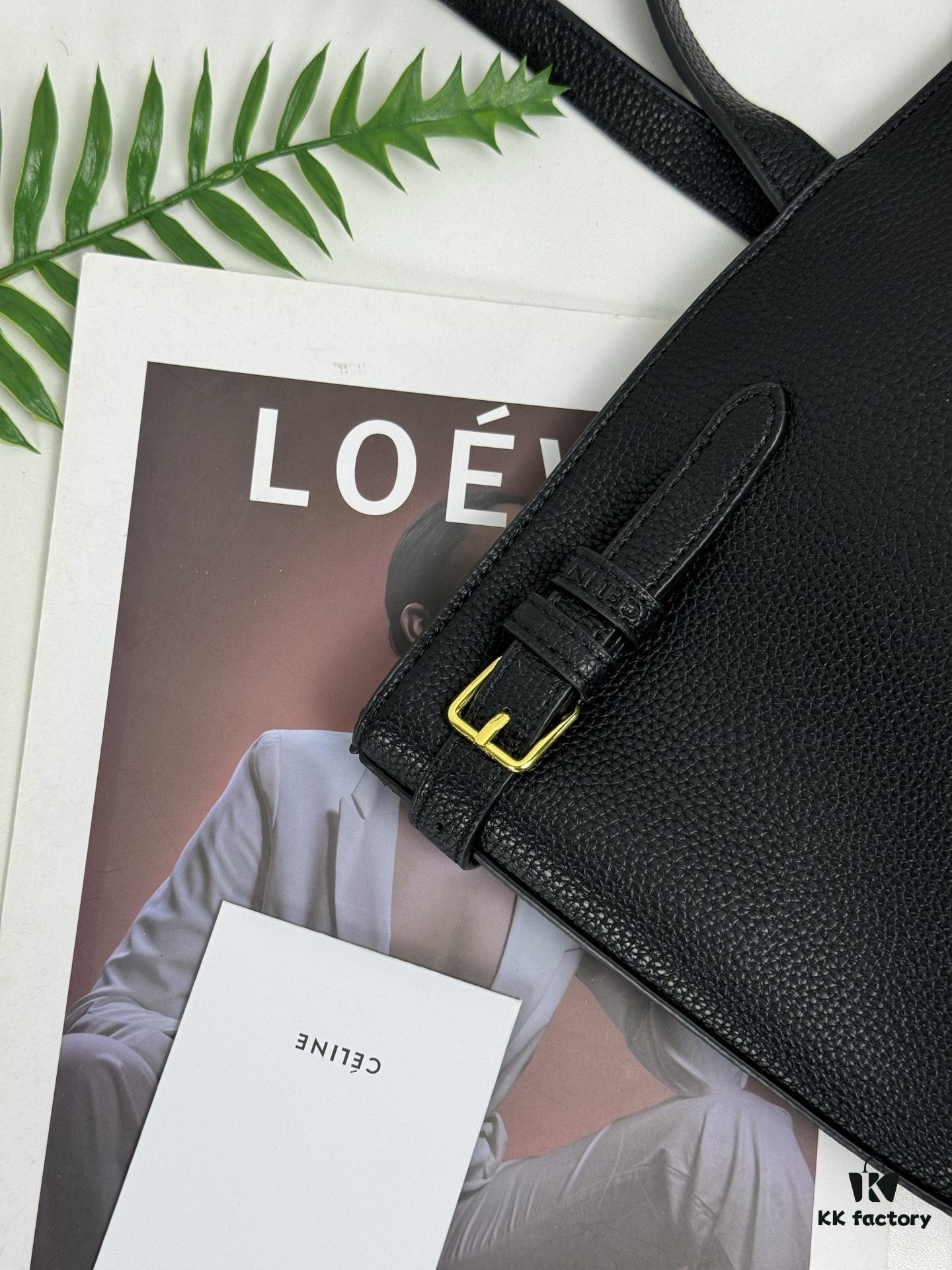 Celine Shopping Bag 🛍️, Imported Crinkled Leather Texture, Fashionable and Versatile, Must-Have Item for Trendsetters